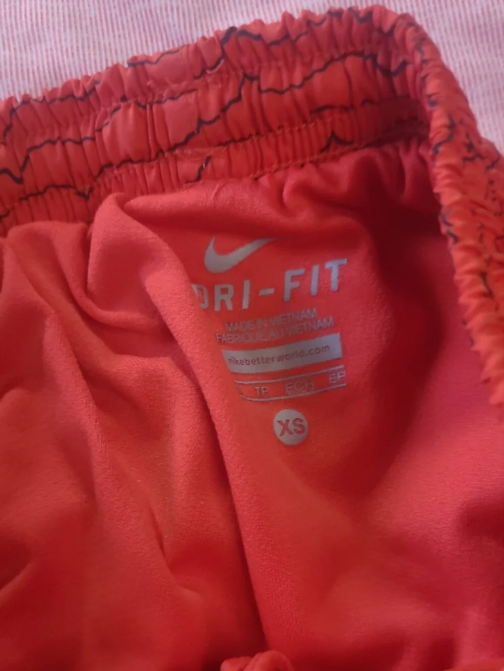 Nike Womens Pink Halter Tank with Red and Navy Shorts Set Size Small